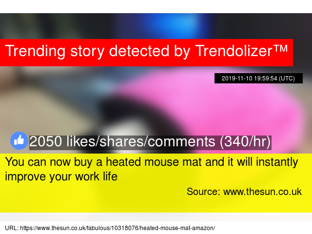 You Can Now Buy A Heated Mouse Mat And It Will Instantly Improve